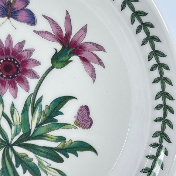 portmeirion botanic garden collection salad plate "treasure flower" pattern - Picture 4 of 8
